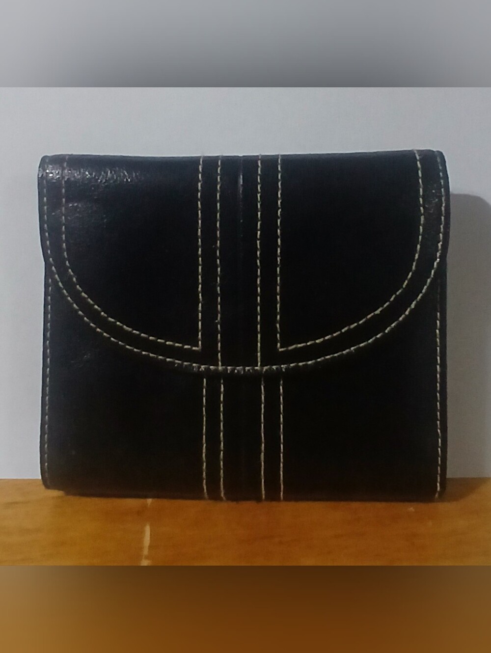 Vintage Buxton Black Leather Wallet